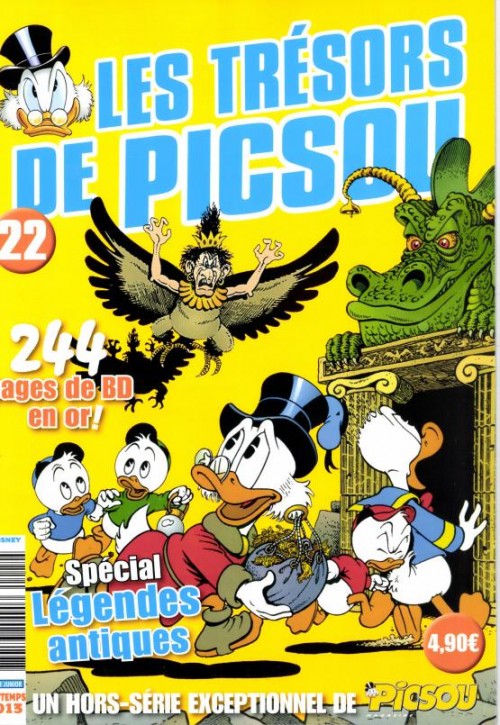 Couverture de Picsou Magazine Hors-Série -22- Les trésors de Picsou - Spécial légendes antiques