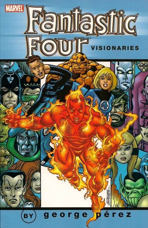 Couverture de Fantastic Four Vol.1 (1961) -GP INT2- Visionaries by George Pérez volume 2