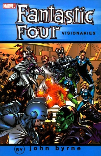 Couverture de Fantastic Four Vol.1 (1961) -JB INT5- Visionaries by John Byrne volume 5