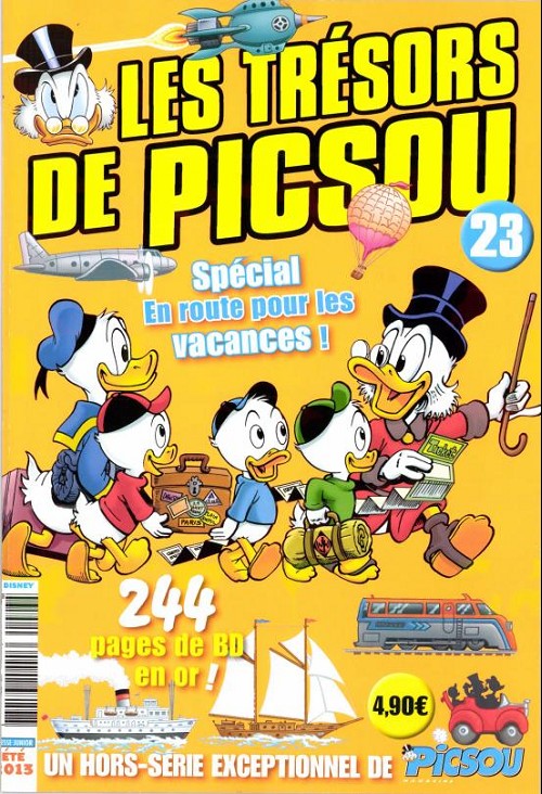 Couverture de Picsou Magazine Hors-Série -23- Les trésors de Picsou - Spécial en route pour les vacances
