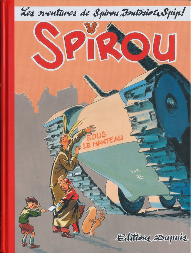 Couverture de Spirou et Fantasio par... (Une aventure de) / Le Spirou de... -HS1- Spirou sous le manteau