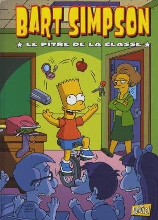 Couverture de Bart Simpson (Jungle !) -6- Le pitre de la classe 