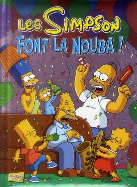 Couverture de Les Simpson n° Hors-série 4 Les Simpson font la nouba !