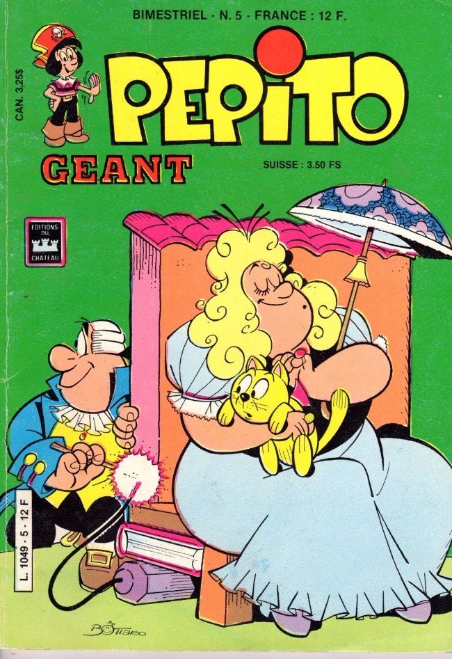 Couverture de Pepito (7e Série - Château) (Pepito Géant) -5- Le livre qu'il faut éliminer