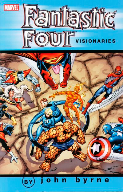 Couverture de Fantastic Four Vol.1 (1961) -JB INT2- Visionaries by John Byrne volume 2