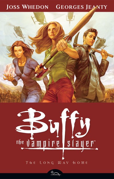 Couverture de Buffy the Vampire Slayer Season 08 (Dark Horse Comics - 2007) -INT01- The Long Way Home