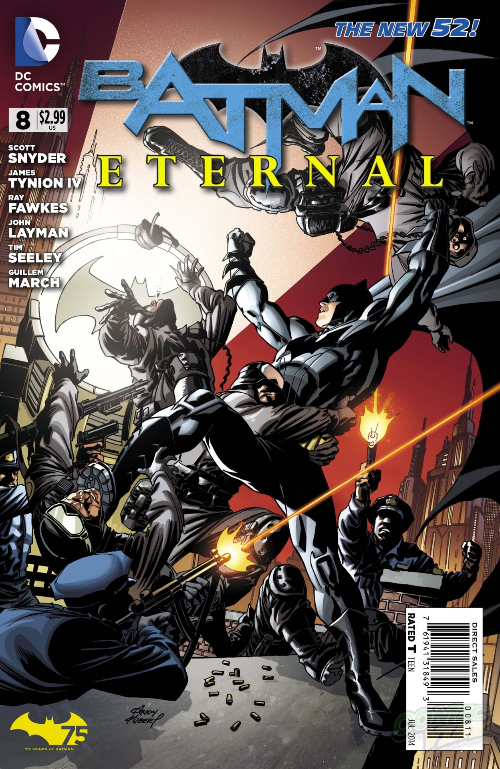 Couverture de Batman Eternal (2014)  -8- Guided by Darkness