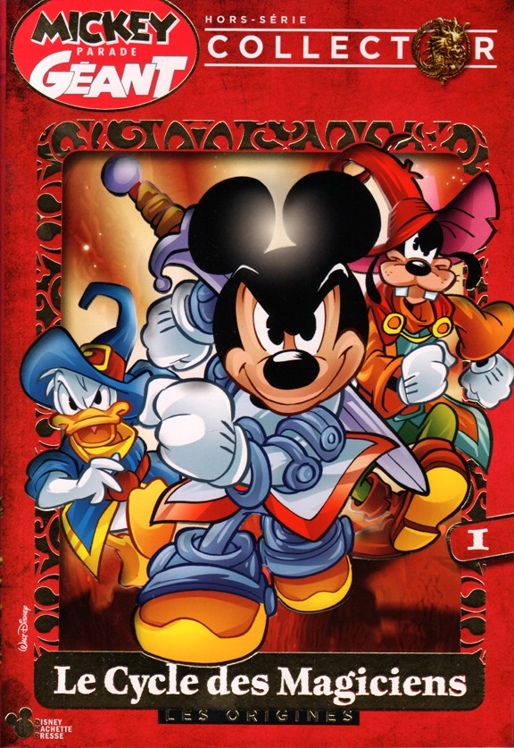 Couverture de Mickey Parade Géant Hors-série / collector -HS01- Le cycle des magiciens N°1 - Les origines