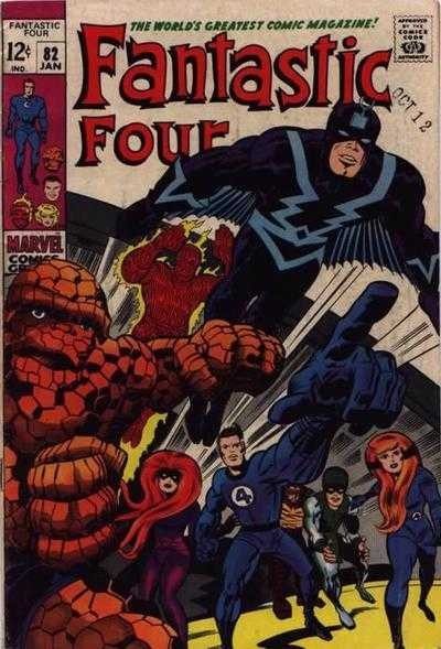 Couverture de Fantastic Four Vol.1 (1961) -82- The Mark of.. the Madman!