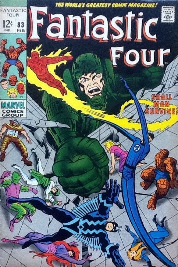 Couverture de Fantastic Four Vol.1 (1961) -83- Shall man survive?