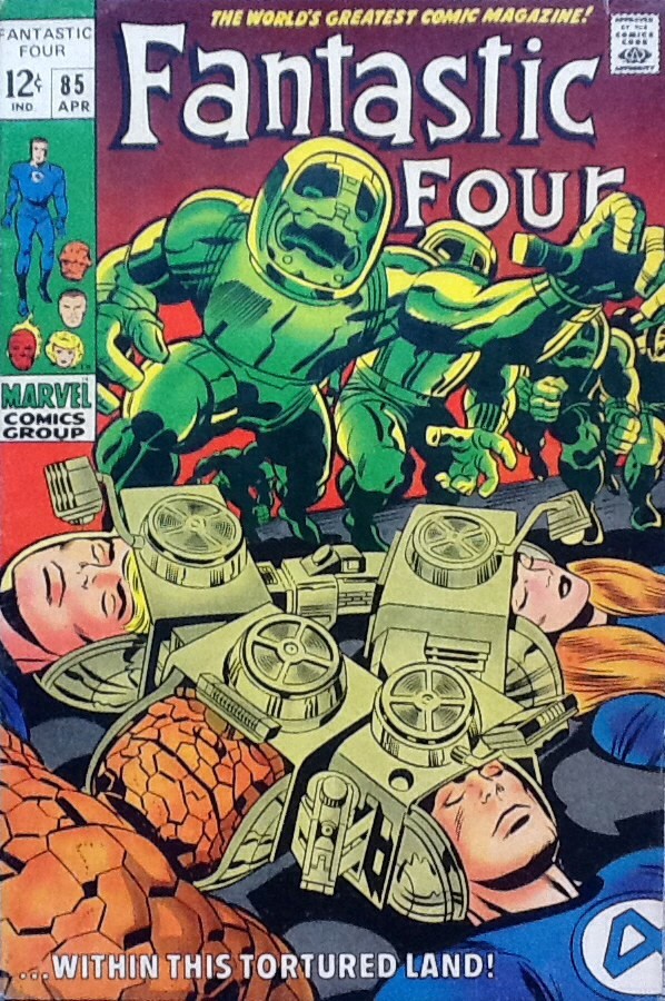 Couverture de Fantastic Four Vol.1 (1961) -85- Within this tortured land!