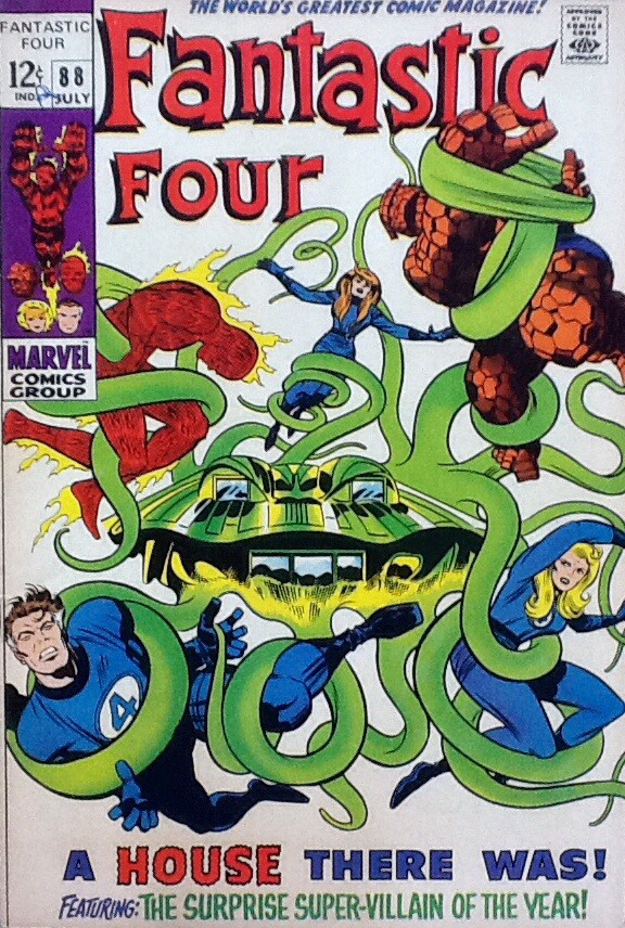 Couverture de Fantastic Four Vol.1 (1961) -88- A house there was!