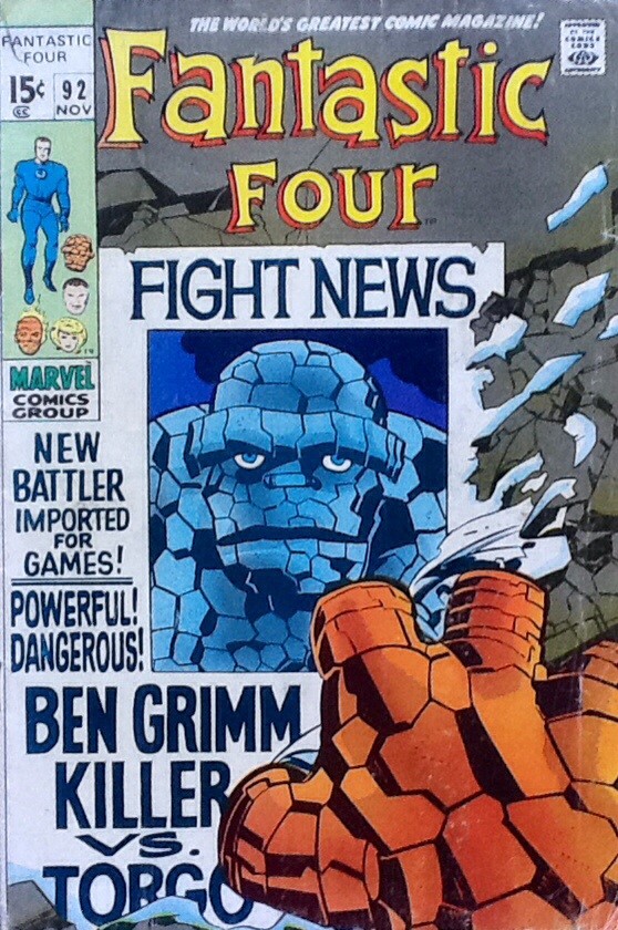 Couverture de Fantastic Four Vol.1 (1961) -92- Ben Grimm, killer!