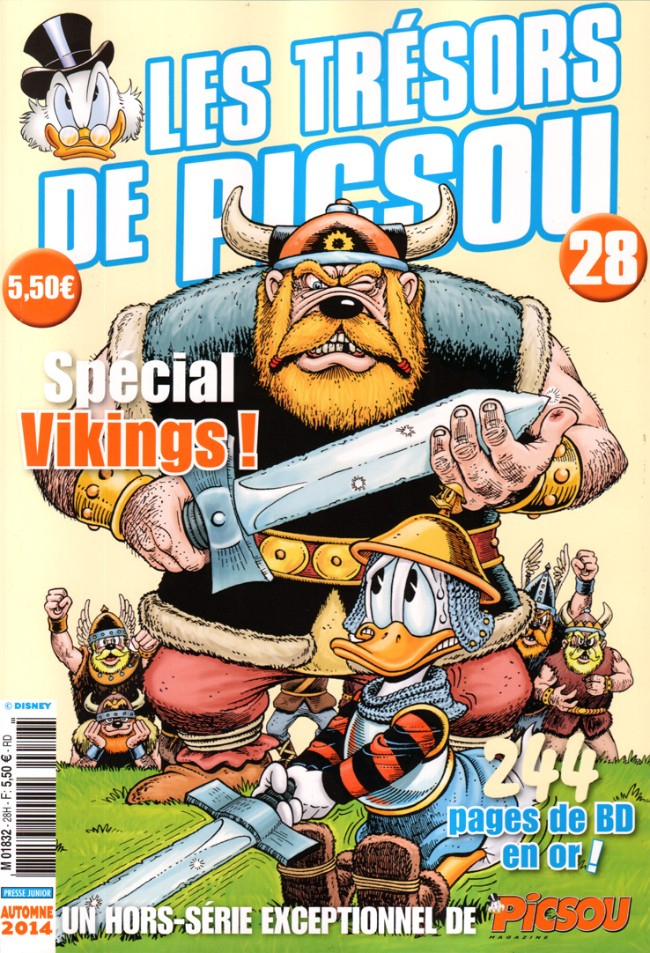Couverture de Picsou Magazine Hors-Série -28- Les Trésors de Picsou - Spécial Vikings !