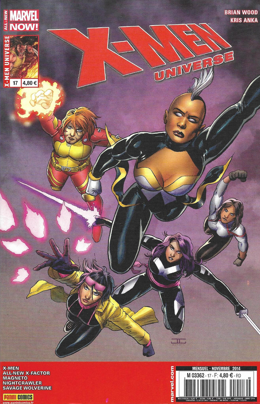Couverture de X-Men Universe (2013) -17- Fantômes