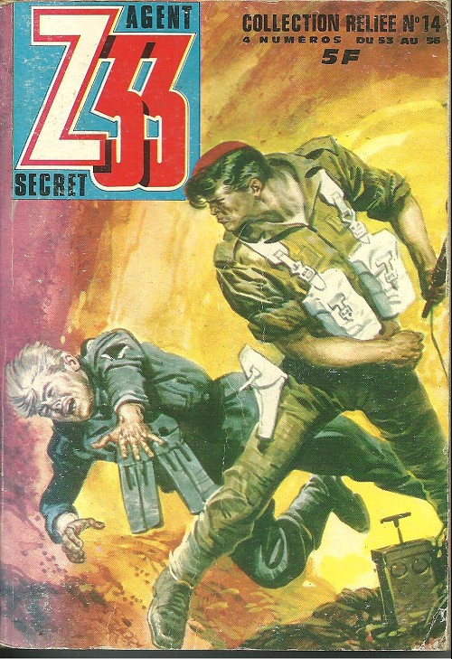 Couverture de Z33 agent secret (Imperia) -Rec14- Collection reliée N°14 (du n°53 au n°56)