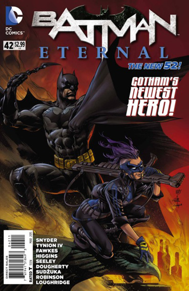 Couverture de Batman Eternal (2014)  -42- Black & Blue