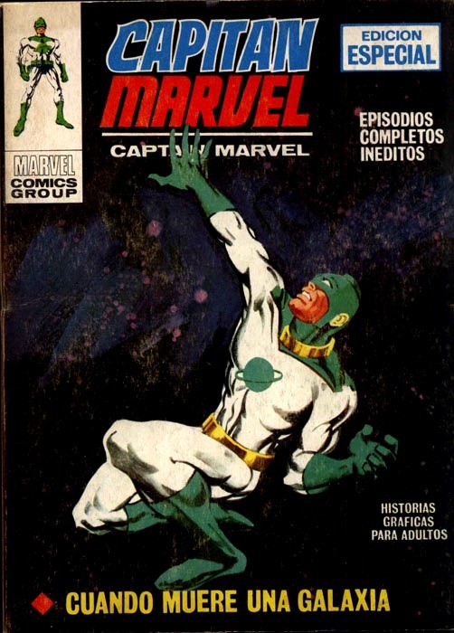 Couverture de Capitán Marvel (Vértice - Vol.1) -6- Cuando muere una galaxia