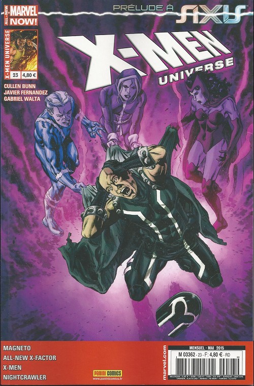 Couverture de X-Men Universe (2013) -23- En marche vers Axis