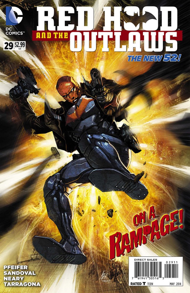 Couverture de Red Hood and the Outlaws (2011) -29- The Big Picture, Part 1