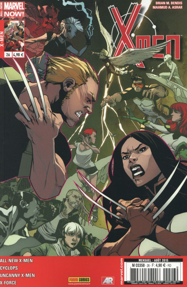 Couverture de X-Men (4e série) -26- Guerre à la terreur
