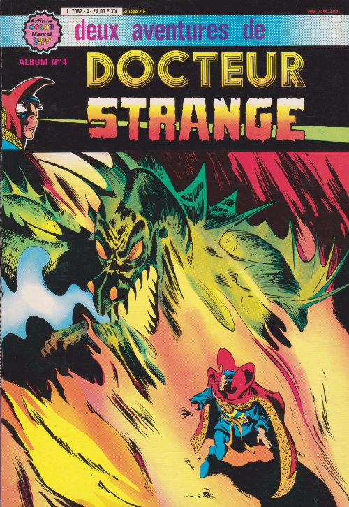 Couverture de Docteur Strange (Arédit) -Rec04- Deux aventures de Docteur Strange (n°6 et n°7)