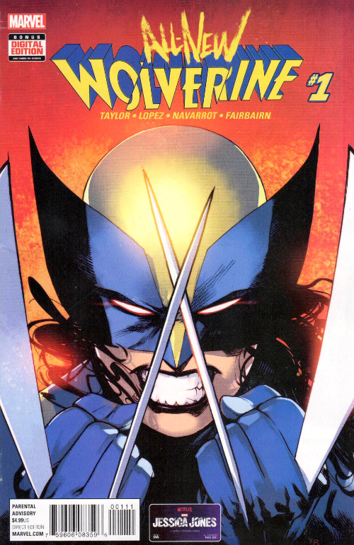 Couverture de All-New Wolverine (2016) -1- Snikt!