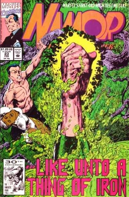 Couverture de Namor, The Sub-Mariner (Marvel - 1990) -23- You are iron fist... and you are not dead