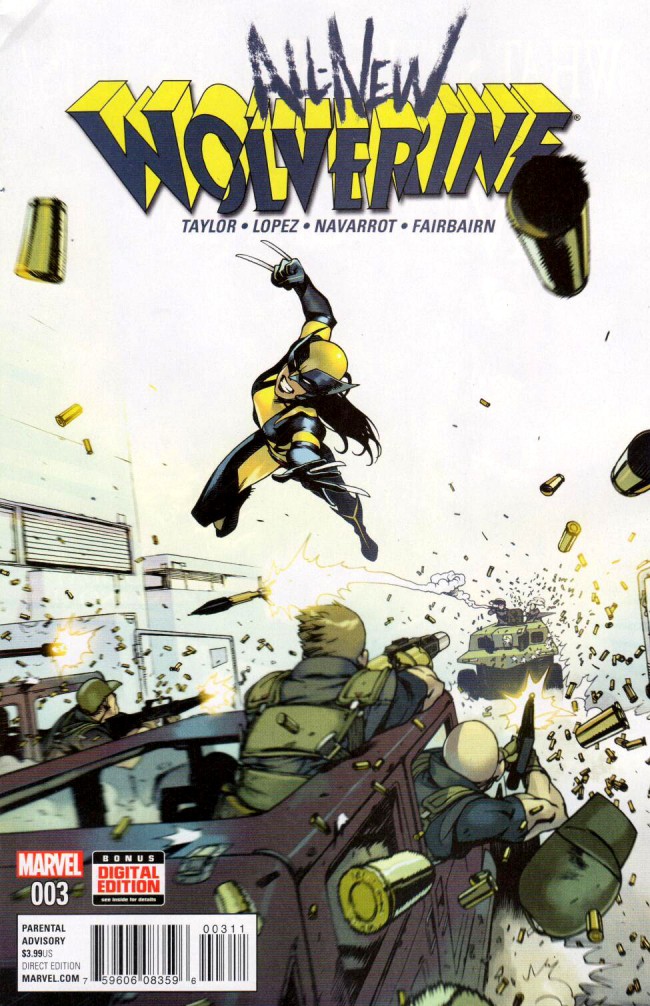 Couverture de All-New Wolverine (2016) -3- Issue 3