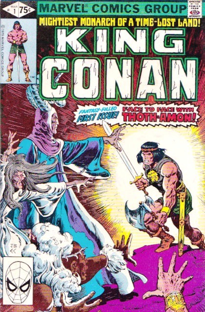 Couverture de King Conan Vol.1 (1980) -1- The Witch of the Mists