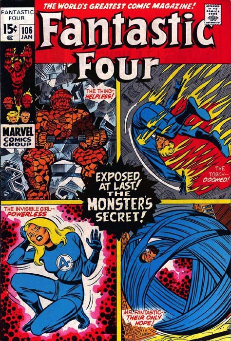 Couverture de Fantastic Four Vol.1 (1961) -106- The Monster's Secret!