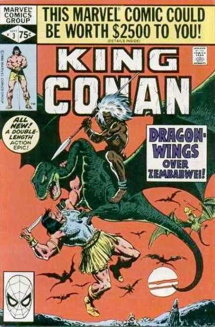 Couverture de King Conan Vol.1 (1980) -3- Red moon of zembabwei!