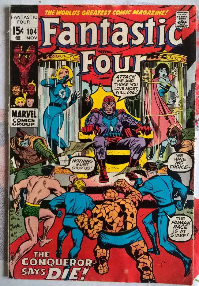 Couverture de Fantastic Four Vol.1 (1961) -104- Our World Enslaved