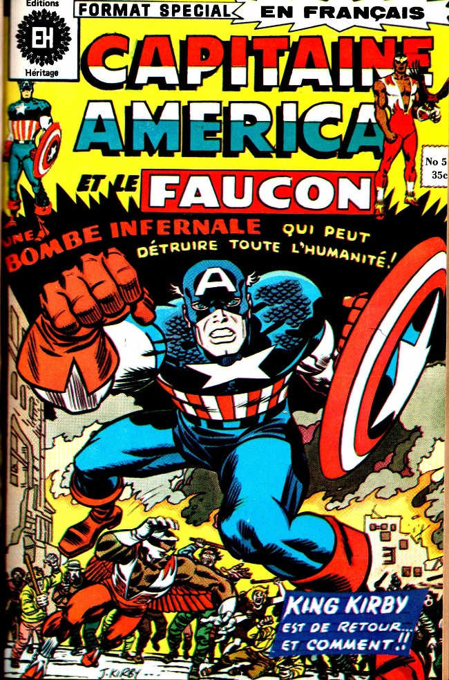 Couverture de Capitaine America (Éditions Héritage) -53- La bombe affolante