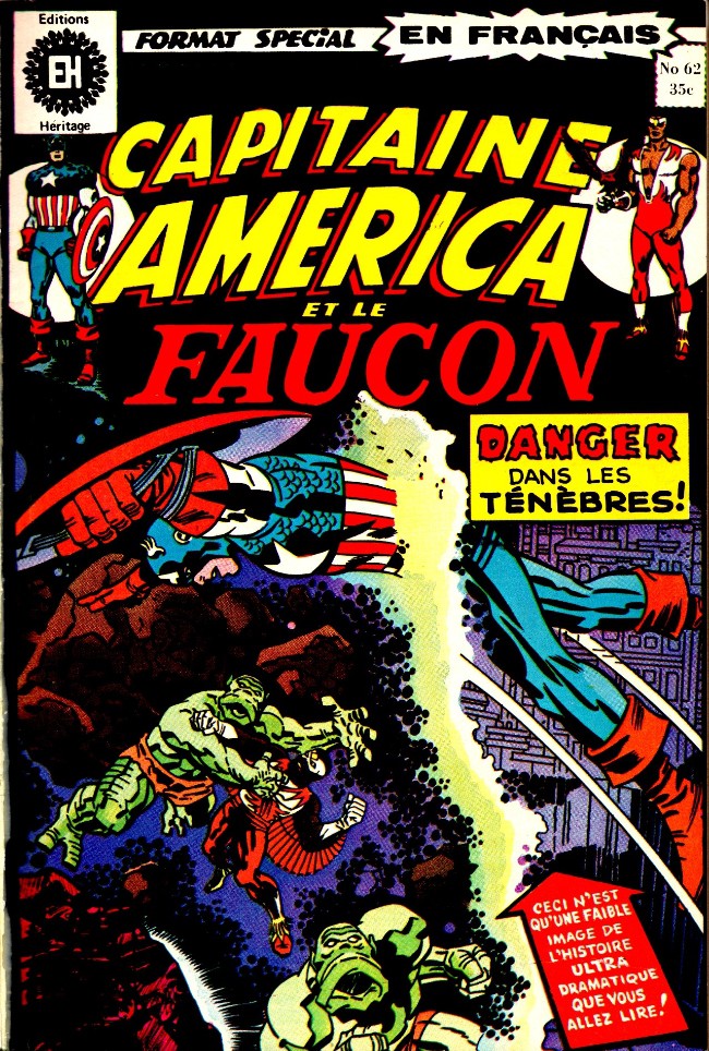 Couverture de Capitaine America (Éditions Héritage) -62- Une folle dimension!