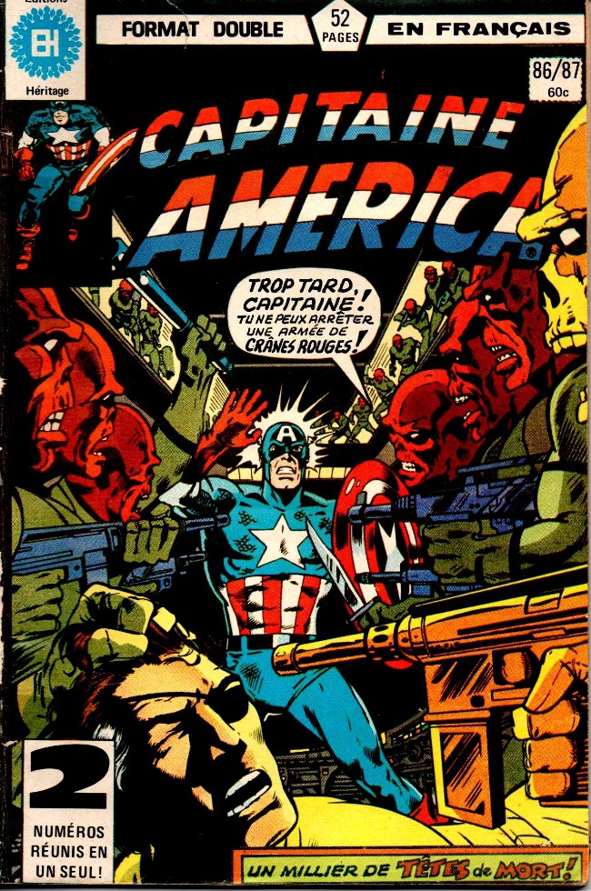 Couverture de Capitaine America (Éditions Héritage) -8687- Le gantelet mortel