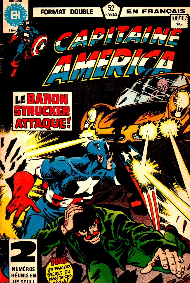 Couverture de Capitaine America (Éditions Héritage) -106107- Au premières lueurs de l'aube!