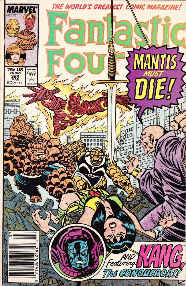 Couverture de Fantastic Four Vol.1 (1961) -324- I Die Like the Stars! (or--Fan Johnny Storm!)