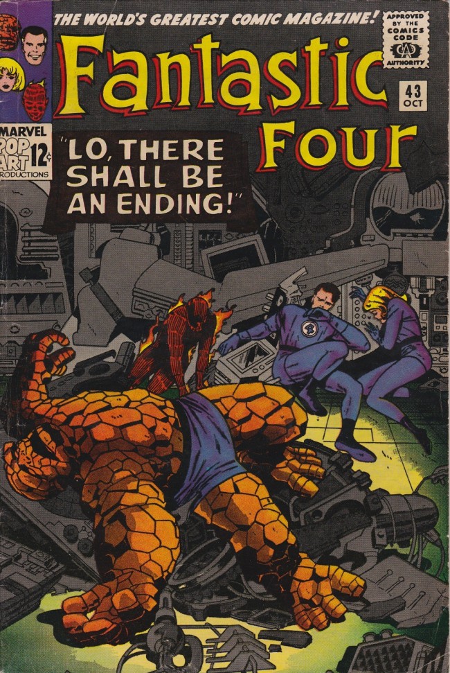 Couverture de Fantastic Four Vol.1 (1961) -43- Lo, there shall be an ending !