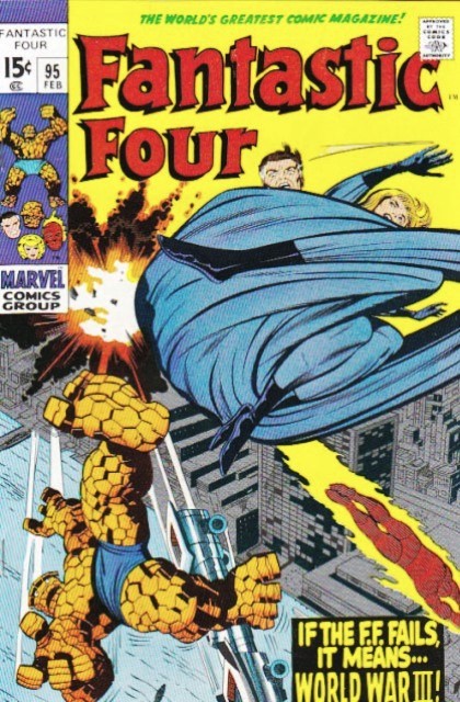 Couverture de Fantastic Four Vol.1 (1961) -95- Tomorrow -- world war three!
