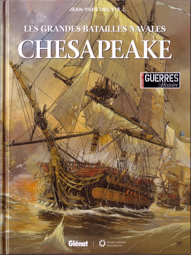 Couverture de Les grandes batailles navales -3- Chesapeake