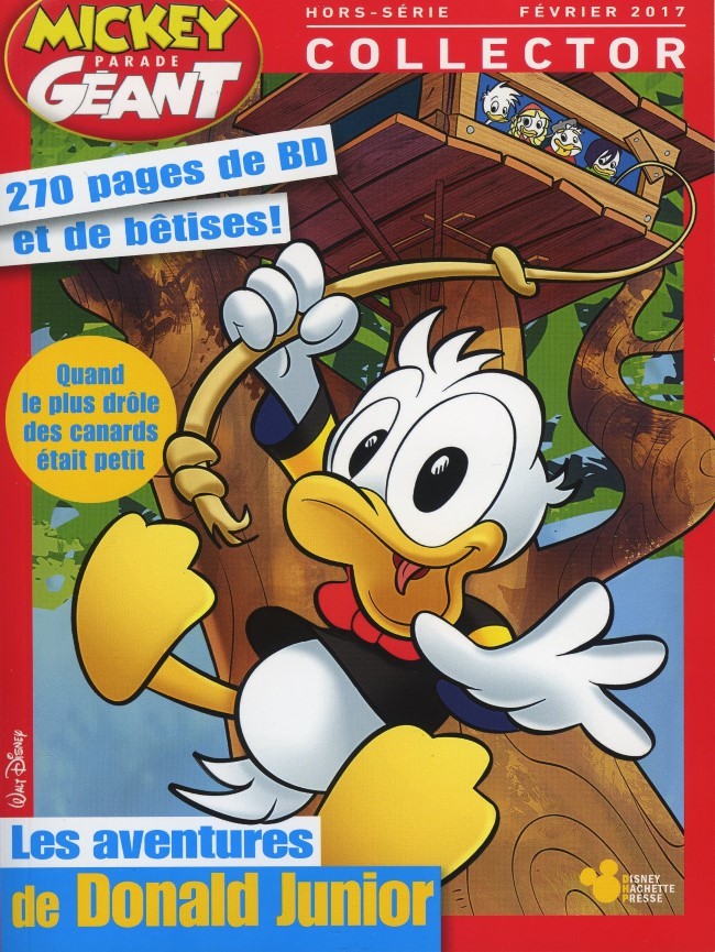 Couverture de Mickey Parade Géant Hors-série / collector -10HS10- Les aventures de Donald Junior