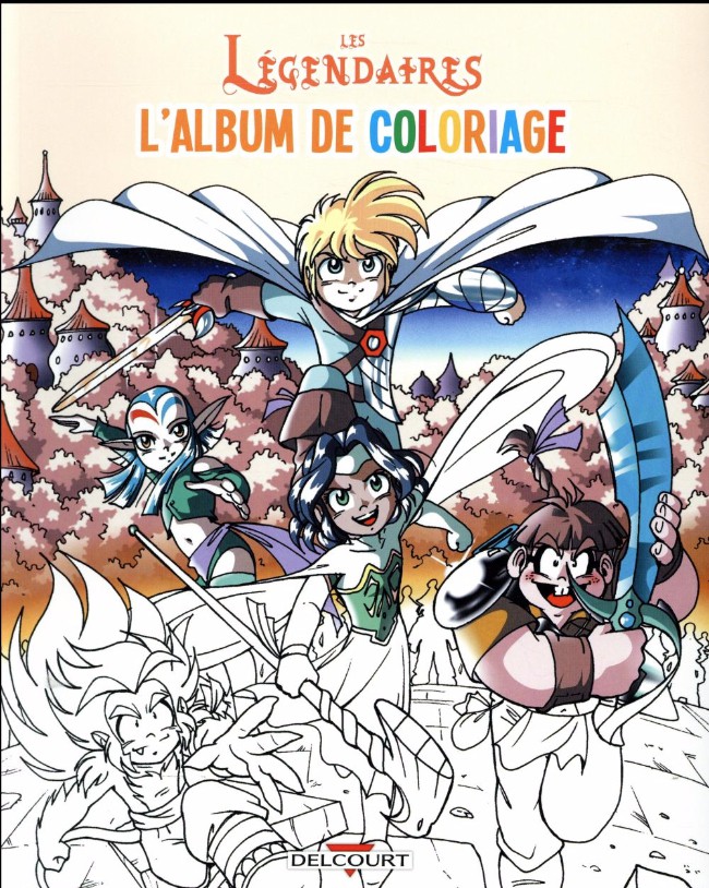 Couverture de Les légendaires -HS2- L'Album de coloriage