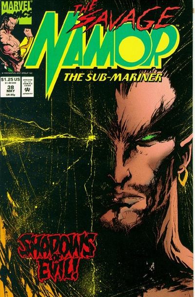 Couverture de Namor, The Sub-Mariner (Marvel - 1990) -38- shadows of evil
