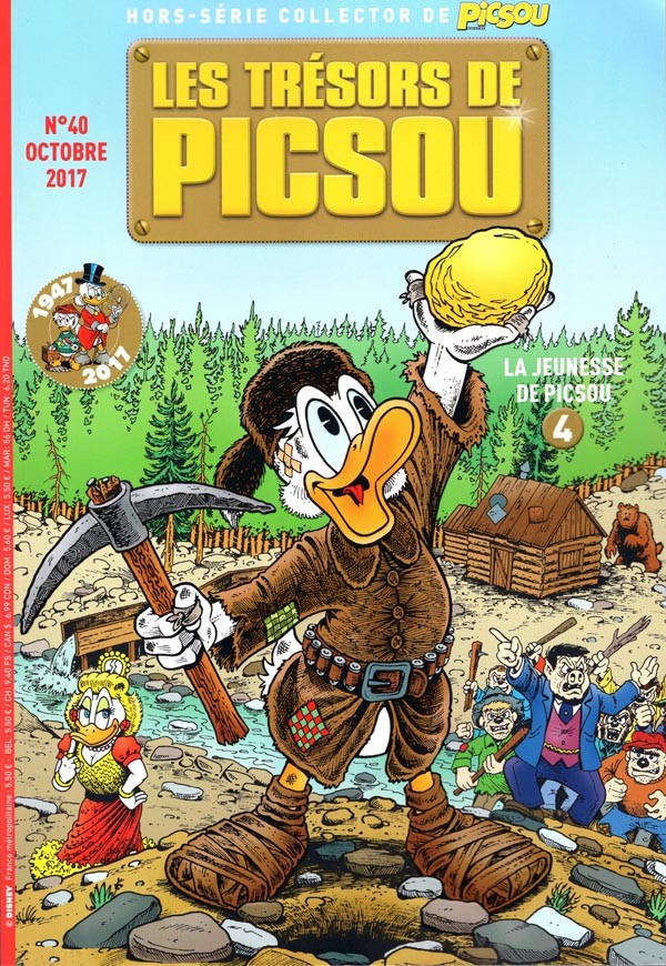 Couverture de Picsou Magazine Hors-Série -40- Les trésors de Picsou - La jeunesse de Picsou 4