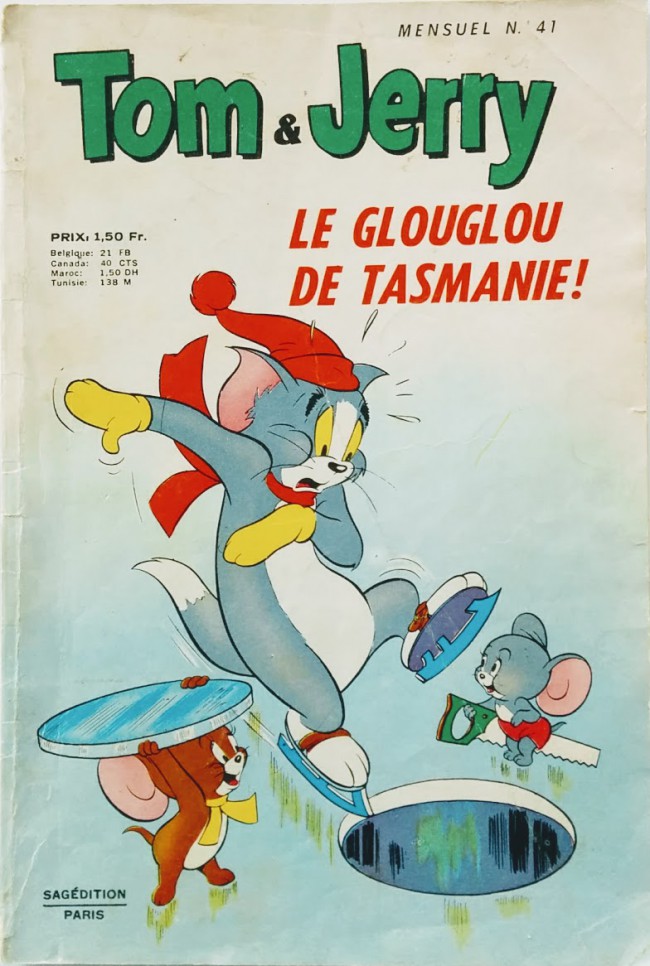 Couverture de Tom & Jerry (2e Série - Sagédition) (Mini Géant) -41- Le Glouglou de Tasmanie !