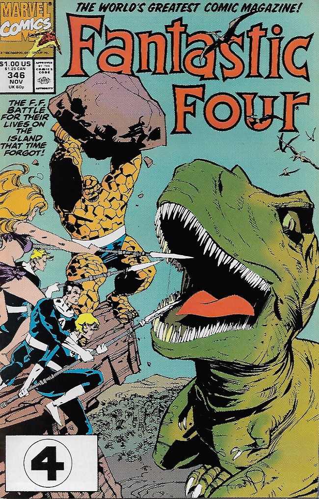 Couverture de Fantastic Four Vol.1 (1961) -346- 70 Million Years BC...and then Some!