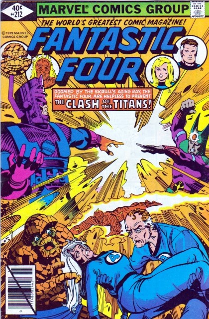 Couverture de Fantastic Four Vol.1 (1961) -212- The battle of the titans!