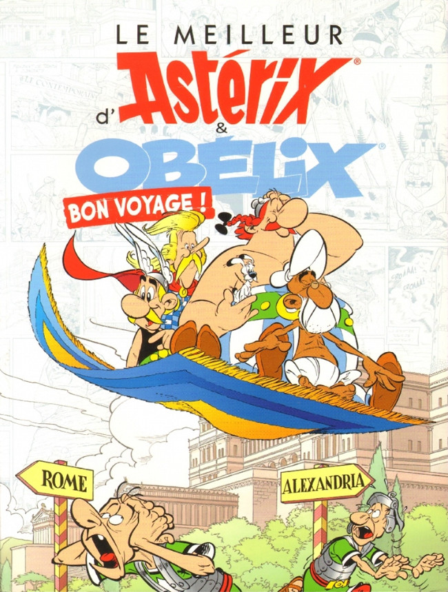 Couverture de Astérix (Hors Série) -Pub05- Le meilleur d'Astérix et Obélix - Bon voyage !