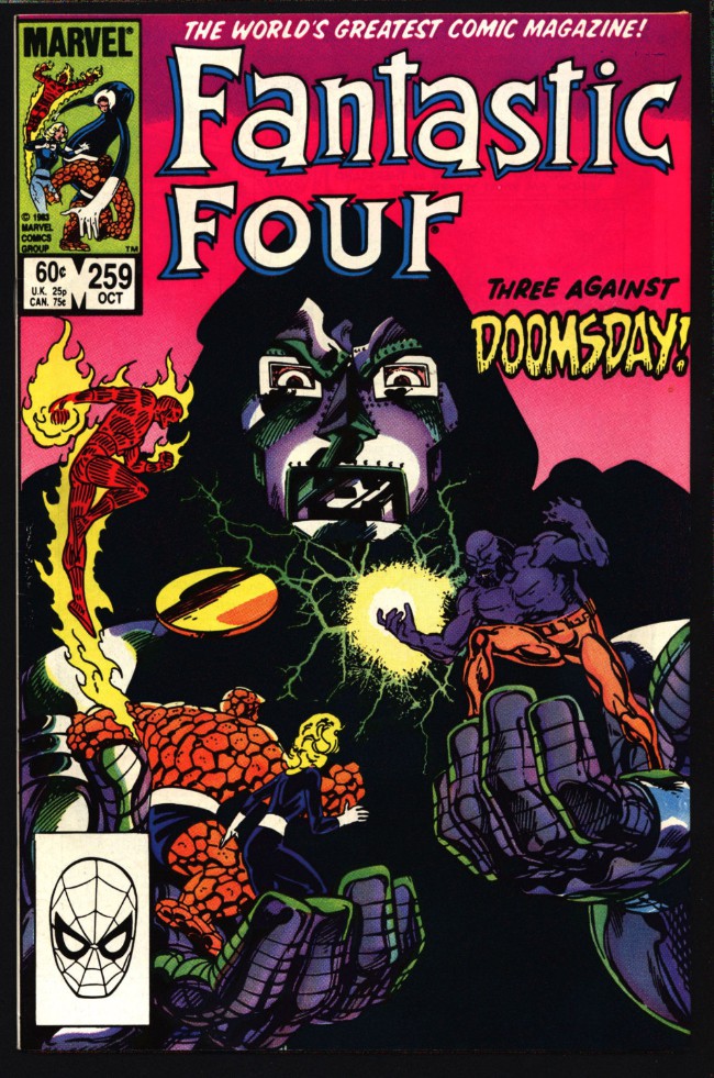 Couverture de Fantastic Four Vol.1 (1961) -259- Three against Doomsday !